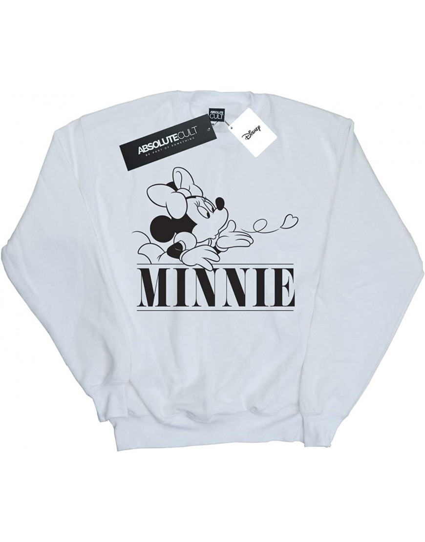 Disney Fille Minnie Mouse Kiss Sweat-Shirt B08SM19WJT