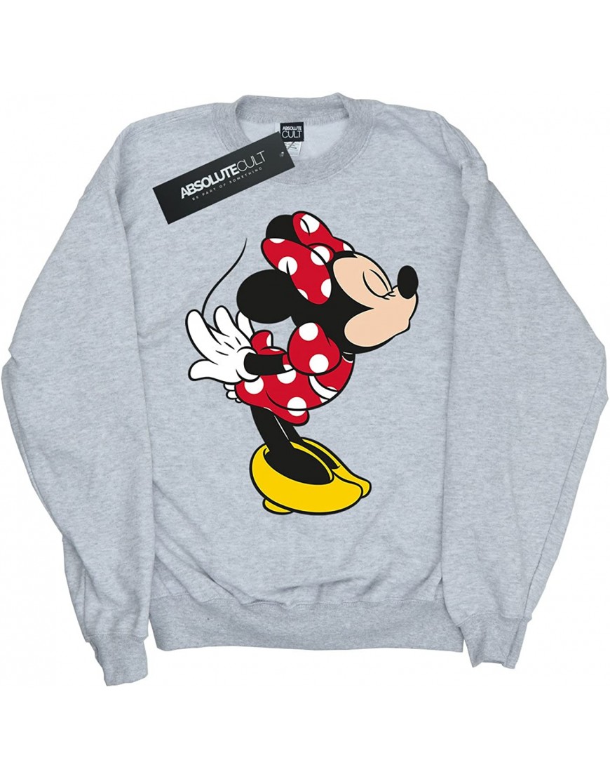 Disney Fille Minnie Mouse Split Kiss Sweat-Shirt B075C71X8V