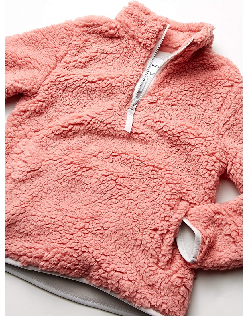 Essentials Quarter-Zip High-Pile Polar Fleece Jacket Outerwear, B07PY4VY6G