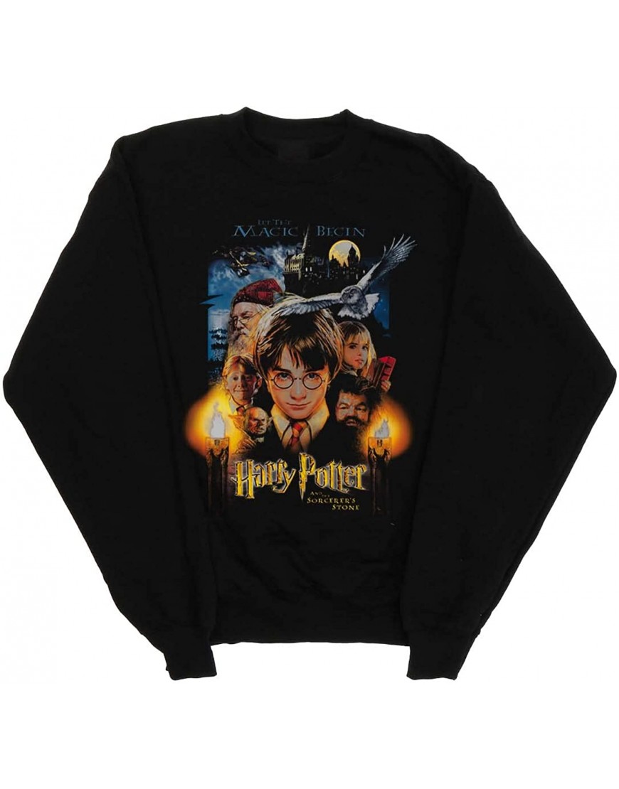 Harry Potter Fille The Sorcerer's Stone Poster Sweat-Shirt B09R9BFL5F