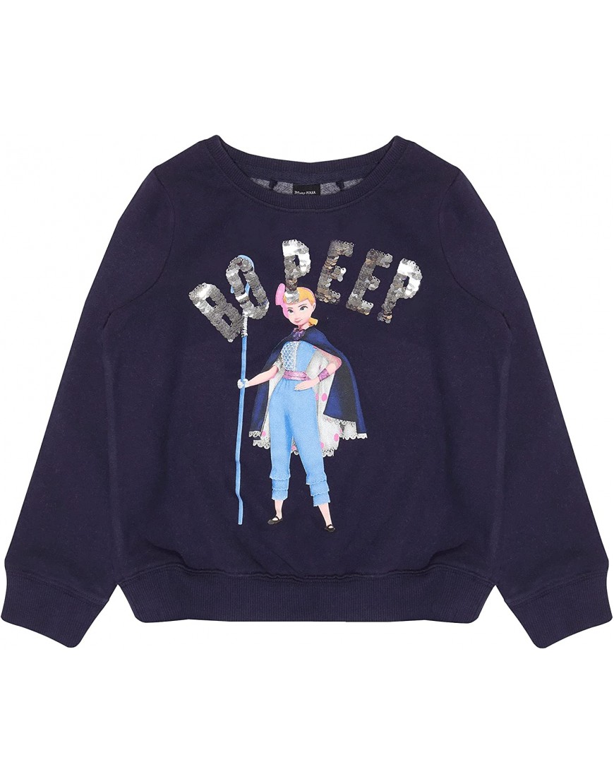 Popgear Disney Toy Story Bo Peep Girls Crewneck Sweatshirt Nav Maillot de survêtement Fille B098F2LQHD