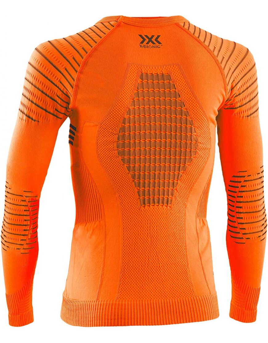 X-BIONIC Invent 4.0 Shirt Round Neck Long Sleeves Junior T-Shirt de Sport Maillot de Compression Mixte Enfant B07X8X4PFR