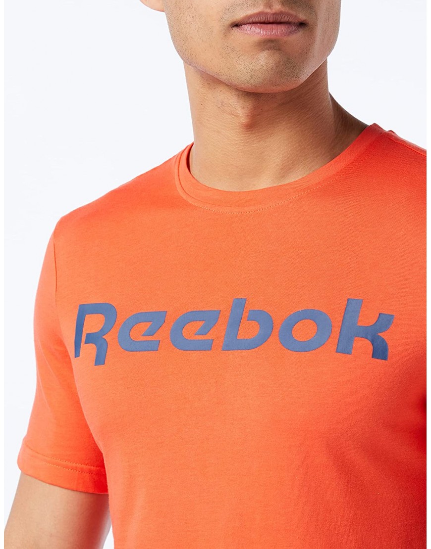 Reebok GS Linear Read Shirt Graphique Manches Courtes Homme B09HH1ZLS9