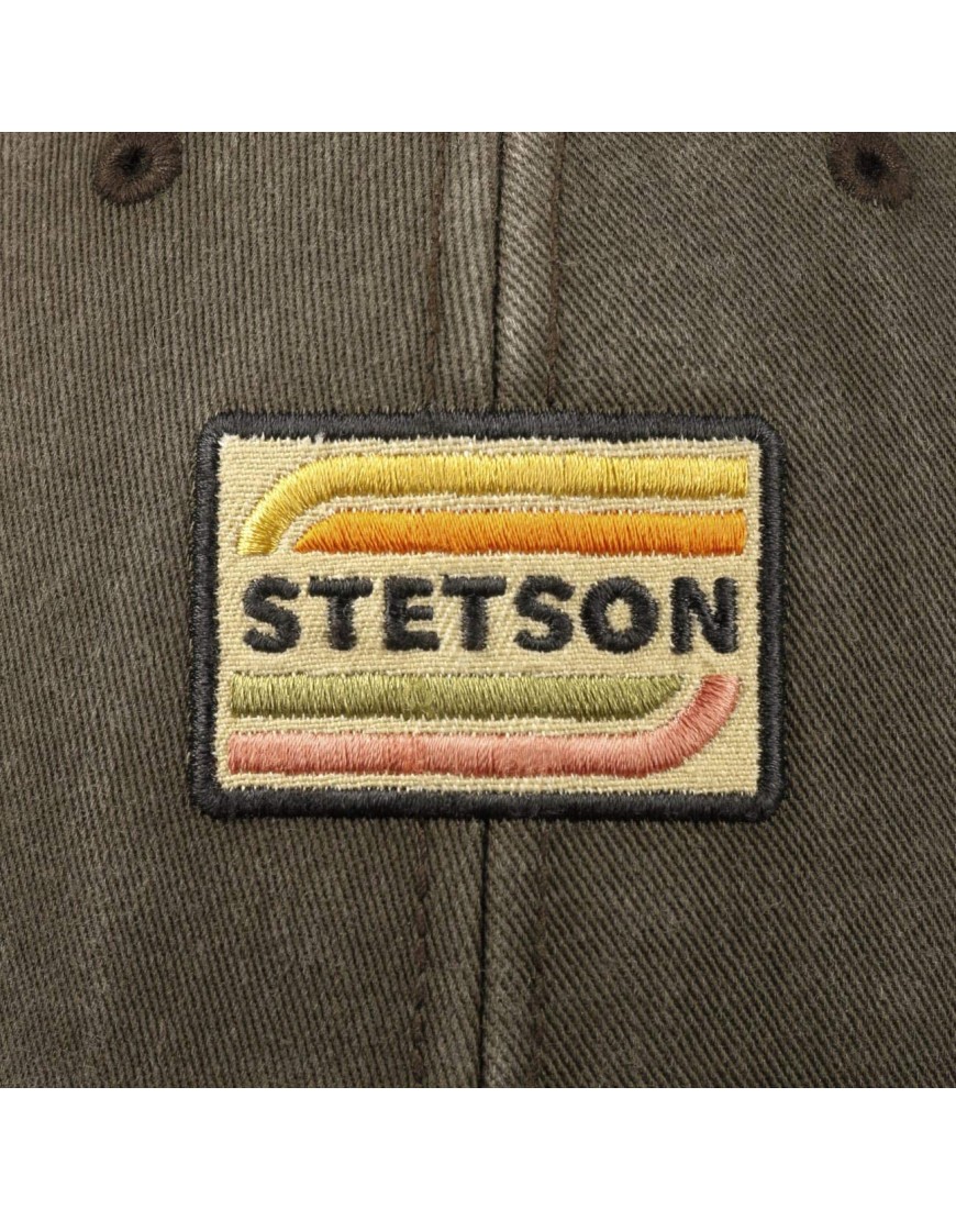 STETSON Casquette Lenloy Cotton Homme en Coton de Baseball Curved Brim Cap Boucle métal avec visière Doublure Printemps-été B08QSB8VGP