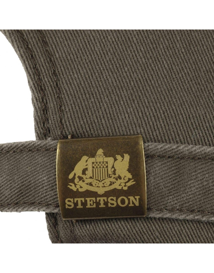 STETSON Casquette Lenloy Cotton Homme en Coton de Baseball Curved Brim Cap Boucle métal avec visière Doublure Printemps-été B08QSB8VGP