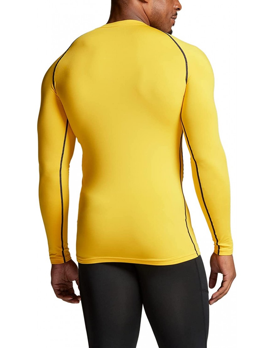 TSLA Thermale Sous-vêtements de compression Wintergear Sport T-shirt à manches longues avec doublure polaire pour homme B09NBKPX4P