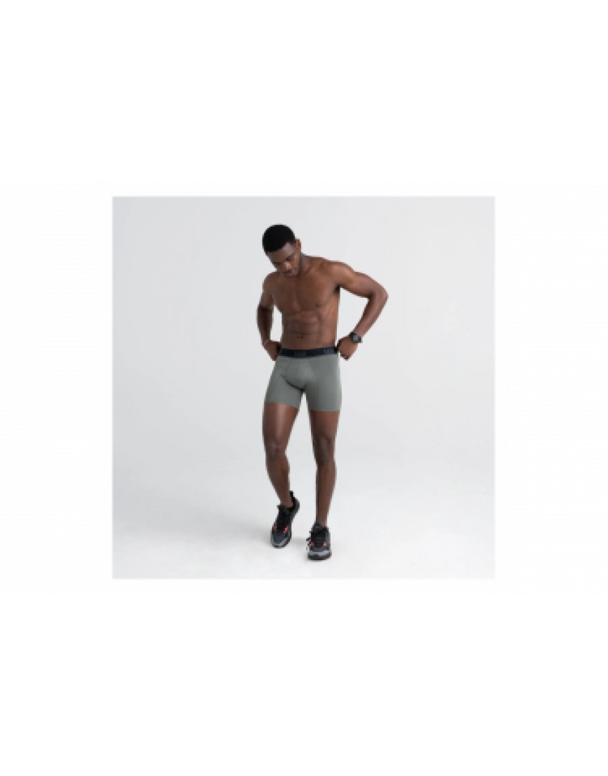 Autres Textiles Bas Running Running Boxer Saxx Kinetic HD Gris YM46964