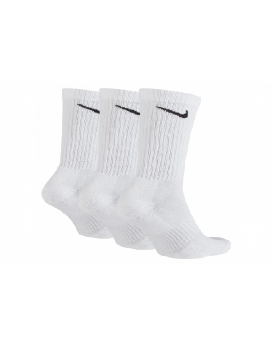 Autres Textiles Bas Running Running Chaussettes Nike Everyday Cushioned Blanc Unisex QU45589