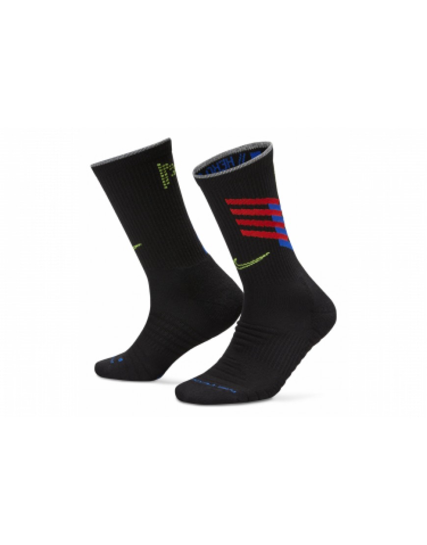 Autres Textiles Bas Running Running  Chaussettes Nike Everyday Max Metcon Cushioned Noir Unisex MK37253