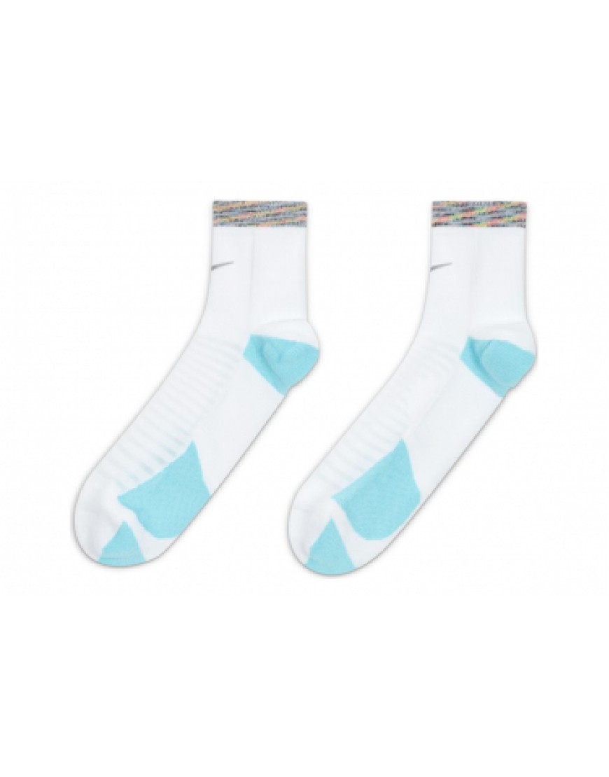 Autres Textiles Bas Running Running Chaussettes Nike Spark Cushioned Ankle Blanc / Bleu HM82800
