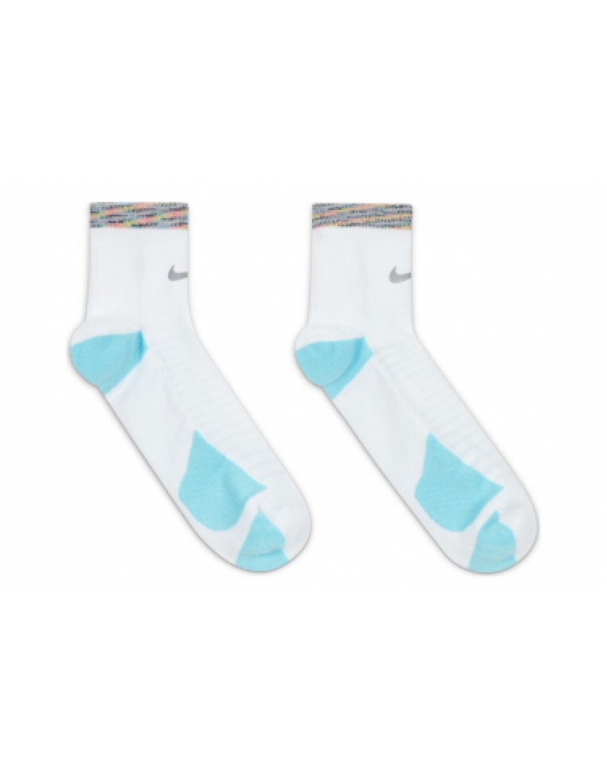 Autres Textiles Bas Running Running Chaussettes Nike Spark Cushioned Ankle Blanc / Bleu HM82800