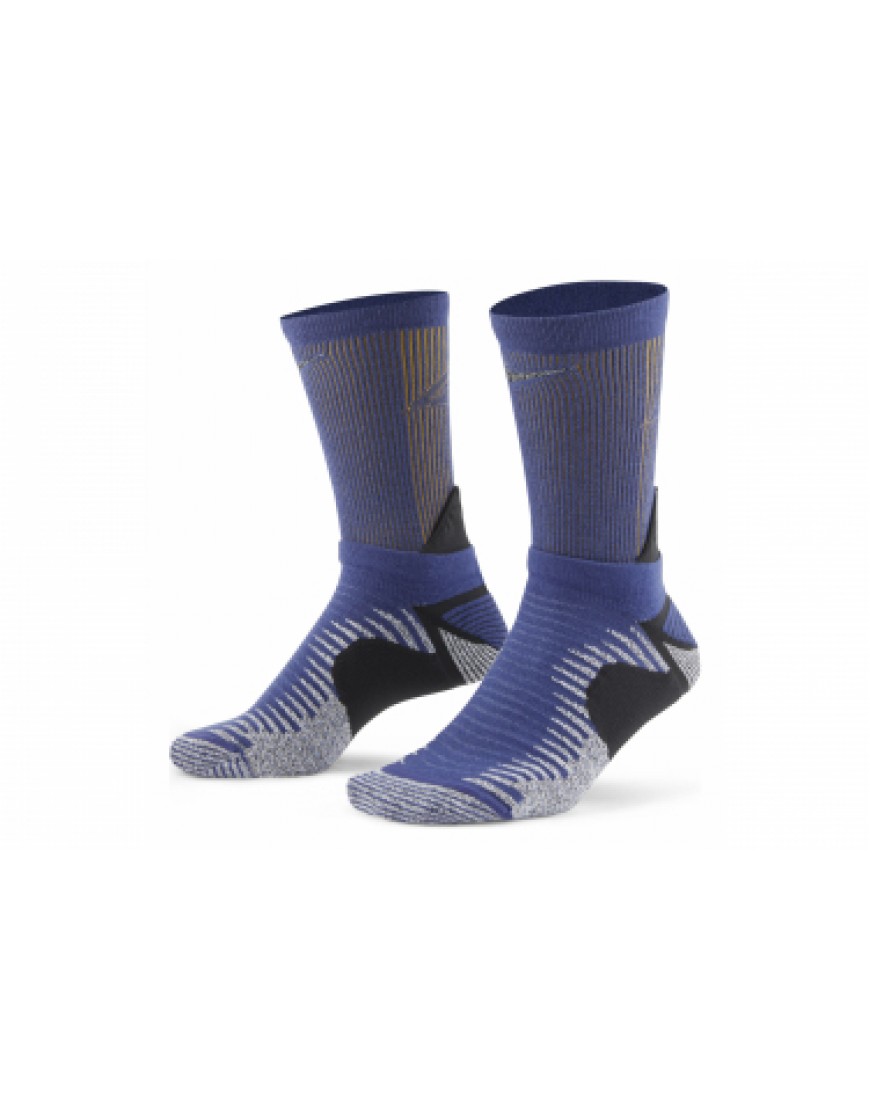 Autres Textiles Bas Running Running  Chaussettes Nike Trail Running Crew Violet Unisex TL02647