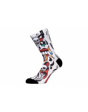 Autres Textiles Bas Running Running  Chaussettes Pacific and Co Skull Noir WR20241