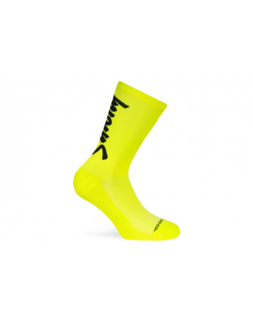 Autres Textiles Bas Running Running  Chaussettes Pacific and Co Stay Strong Jaune PP79084