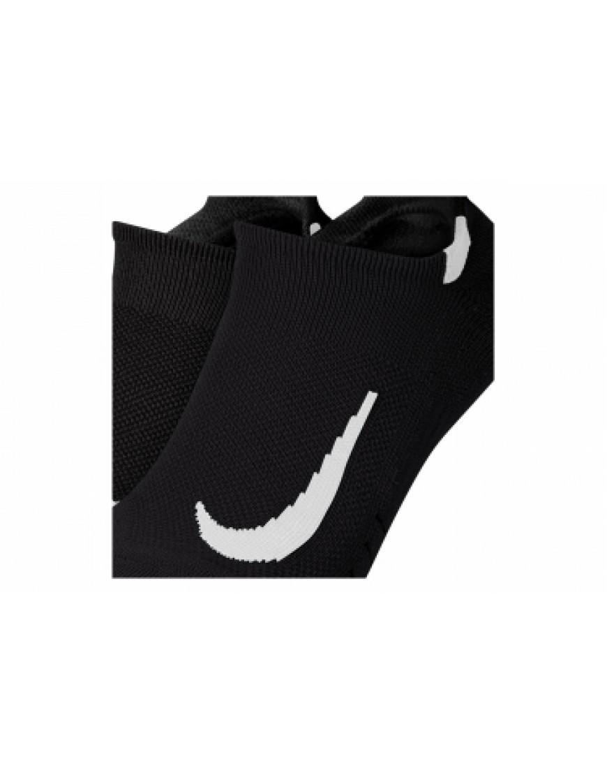Autres Textiles Bas Running Running Chaussettes (x2) Unisex Nike Multiplier Noir ER15191