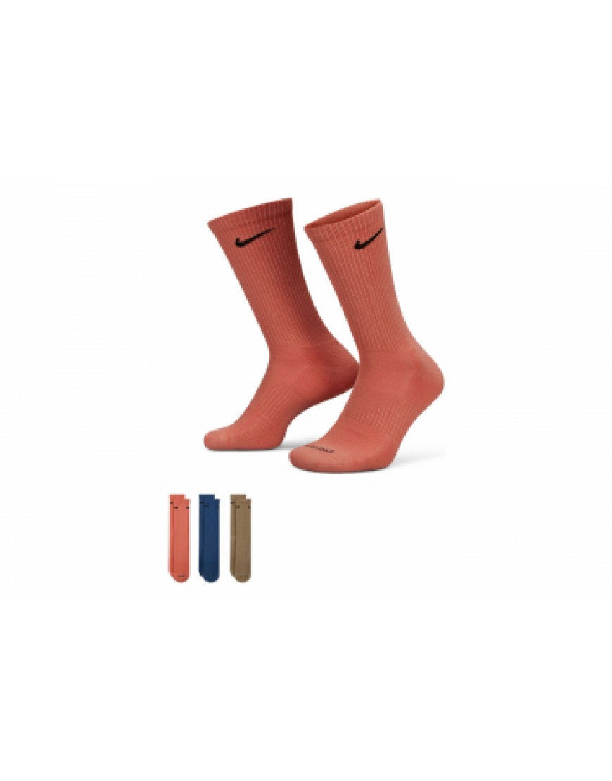 Autres Textiles Bas Running Running  Chaussettes (x3) Unisex Nike Everyday Plus Cushioned Multi-couleurs DM61436