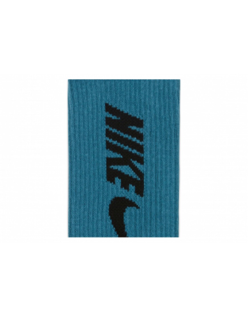Autres Textiles Bas Running Running Lot de 3 Paires de Chaussettes Nike Everyday Plus Cushioned Bleu Noir Rouge TN80457