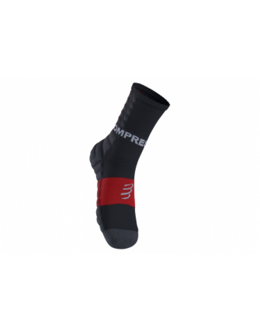 Autres Textiles Bas Running Running Paire de Chaussettes Compressport Shock Absorb Socks Noir XK33397