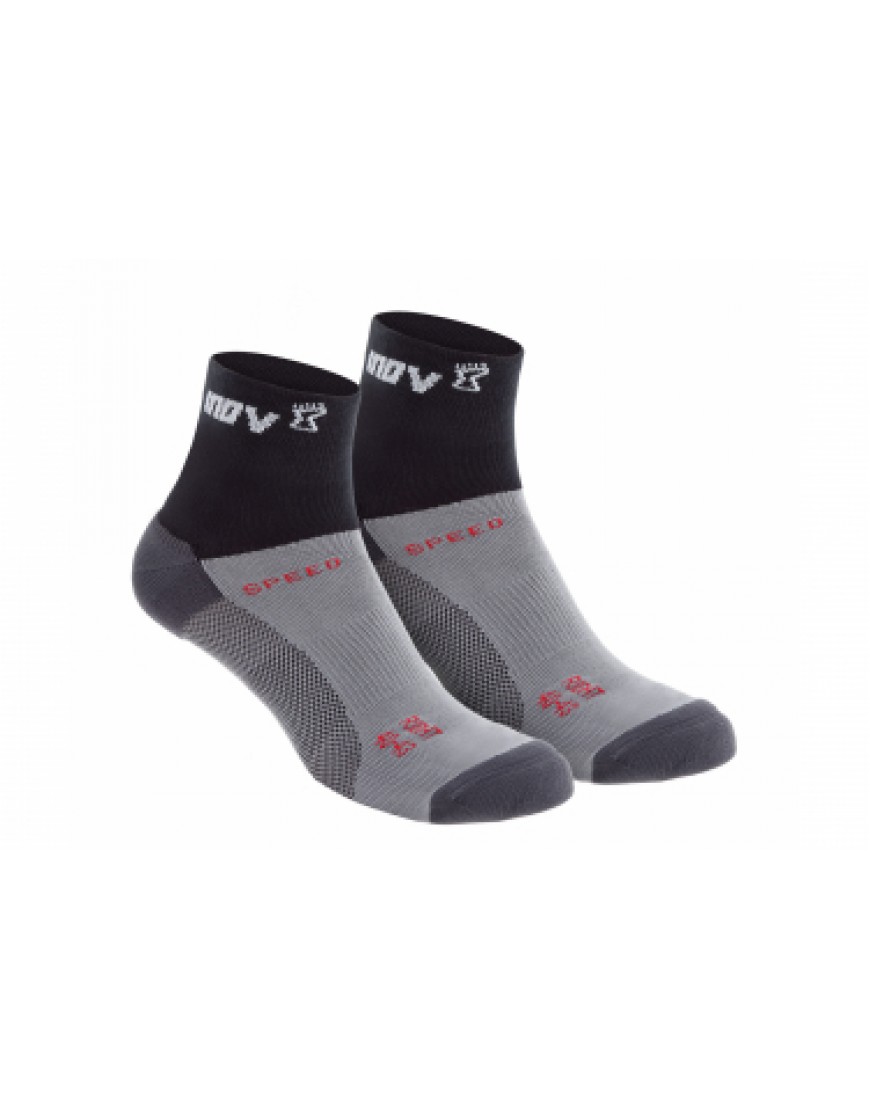 Autres Textiles Bas Running Running  Paires de chaussettes Inov-8 Speed Sock Mid (2 paires) Noir IF12908