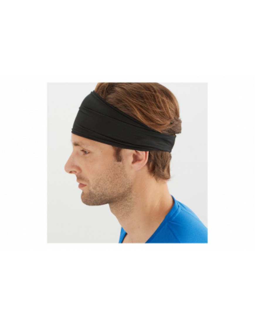 Accessoires Textile Running Running Bandeau Salomon Sense Headband Noir Unisex EG51662