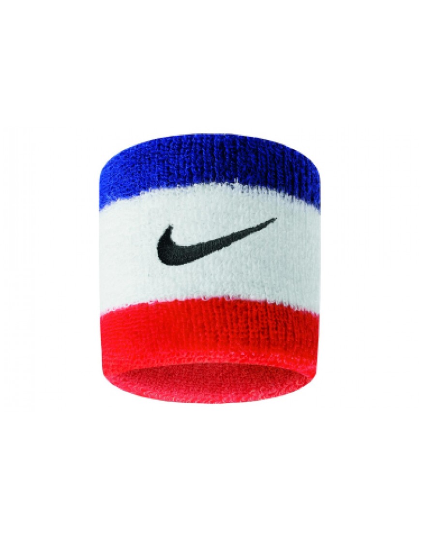 Accessoires Textile Running Running  Bracelet Éponge (Paire) Nike Swoosh Bleu Blanc Rouge BX75052