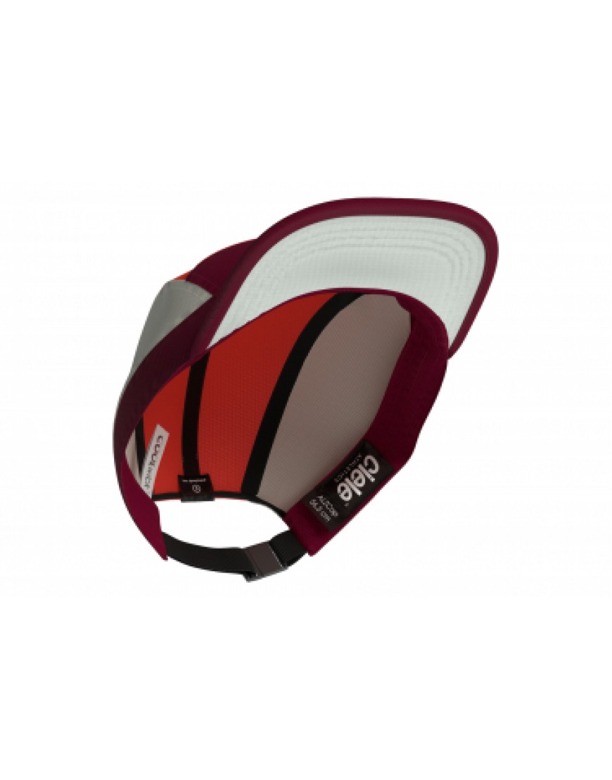 Accessoires Textile Running Running Casquette Ciele ALZCap Athletics Small Fortright Blanc Bordeaux YV69194