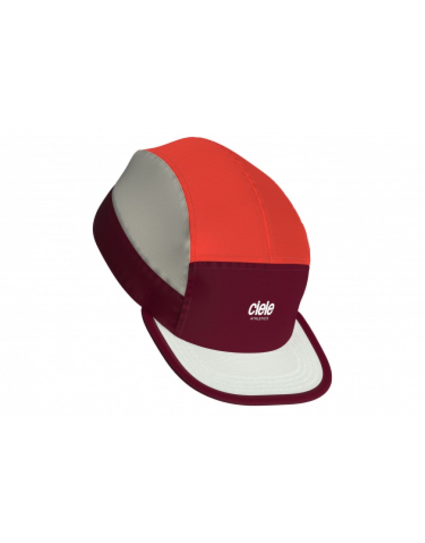 Accessoires Textile Running Running  Casquette Ciele ALZCap Athletics Small Fortright Blanc Bordeaux YV69194