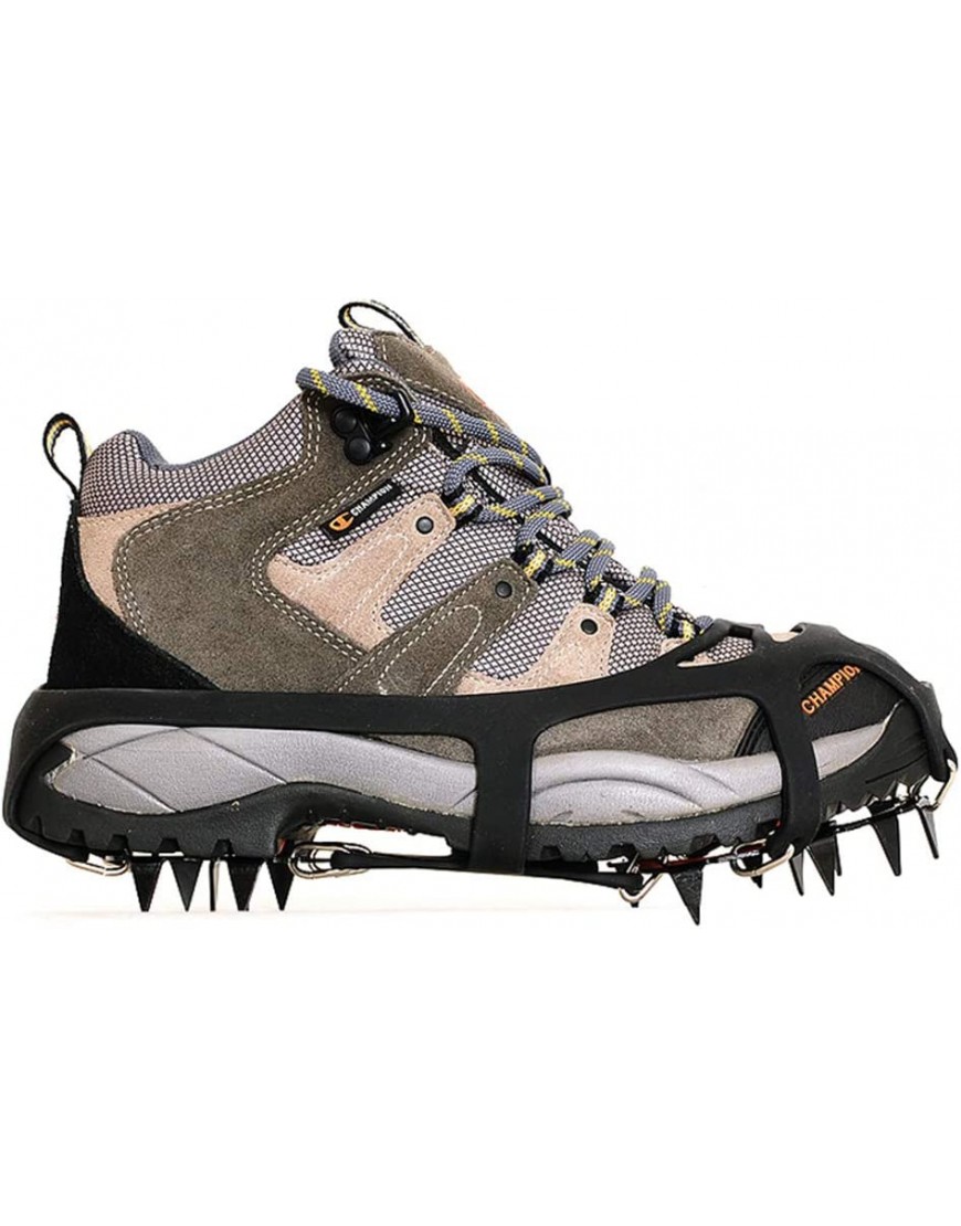 Crampons À 18 Dents Couvre-Chaussures Antidérapants en Silicone Résistant pour Le Ski Alpin en Plein Air,37 B07ZB92LFT