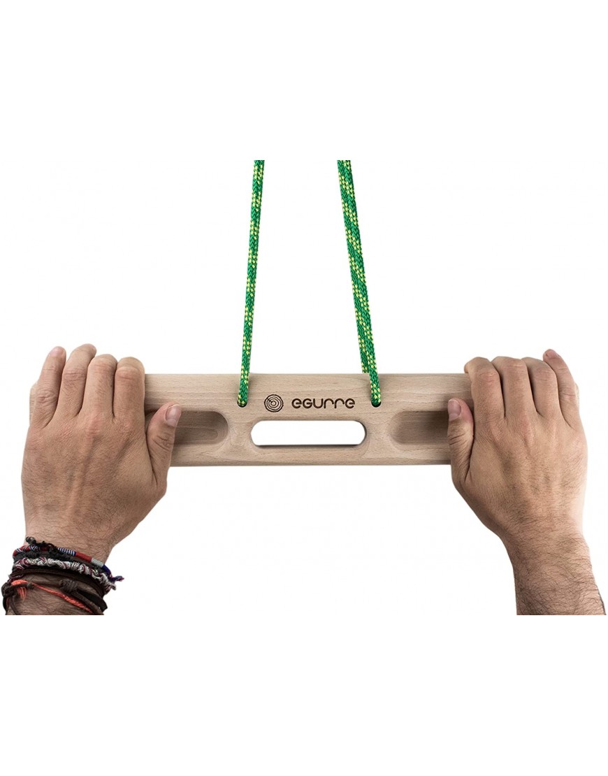 Pagoa Hangboard portable Planche en bois Entraînement Force Doigts et suppressions B0949SVZCL