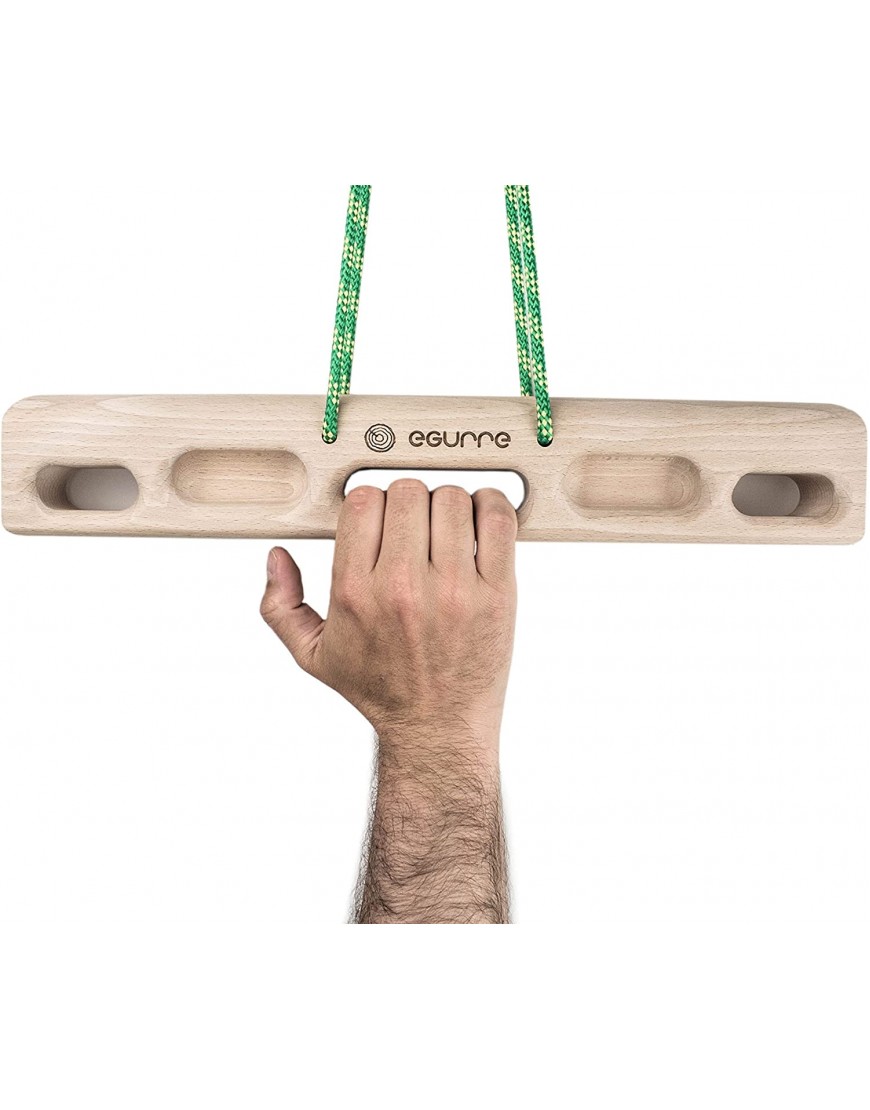 Pagoa Hangboard portable Planche en bois Entraînement Force Doigts et suppressions B0949SVZCL