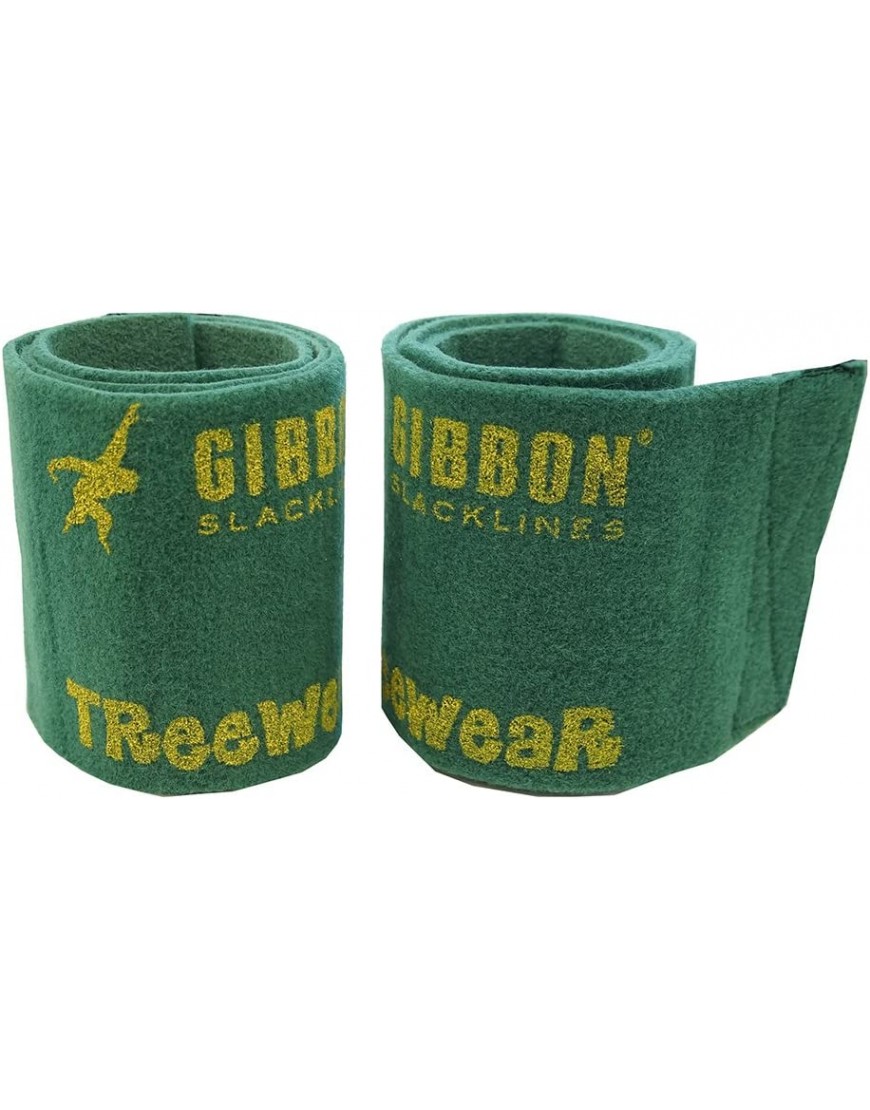 Gibbon Treewear Protection arbre pour slackline Vert 2 x 100 cm x 14,5 cm B0039IPSUM