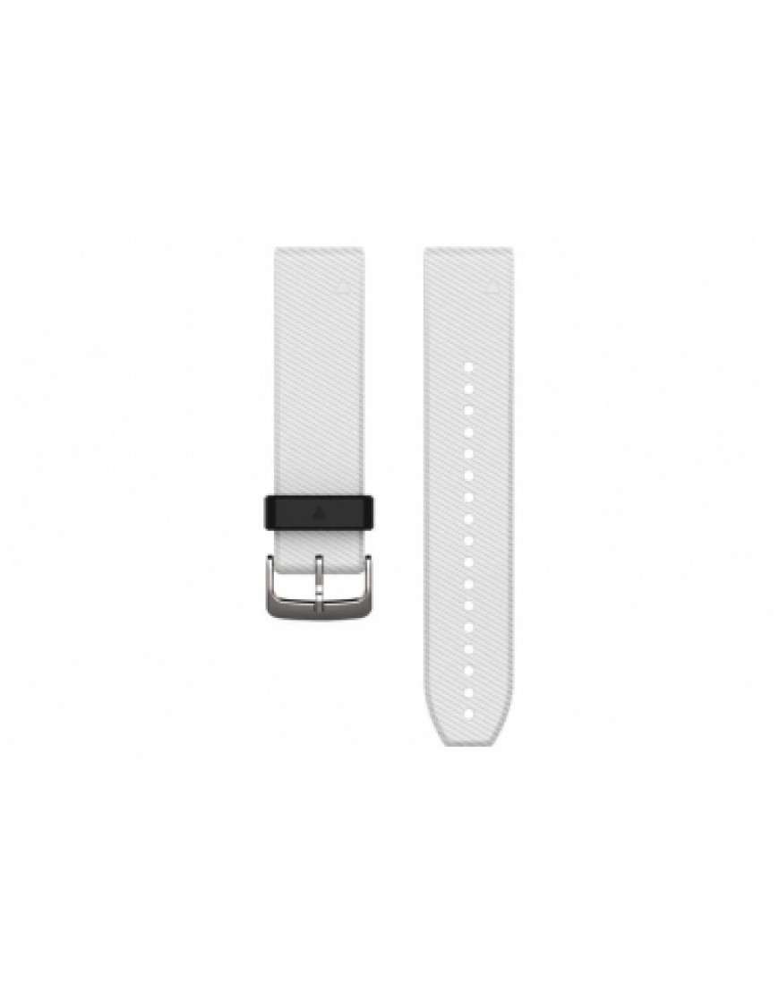 Montres, Cardio, GPS Running Running  Bracelet Silicone Garmin QuickFit 22 mm Blanc Noir GM49422