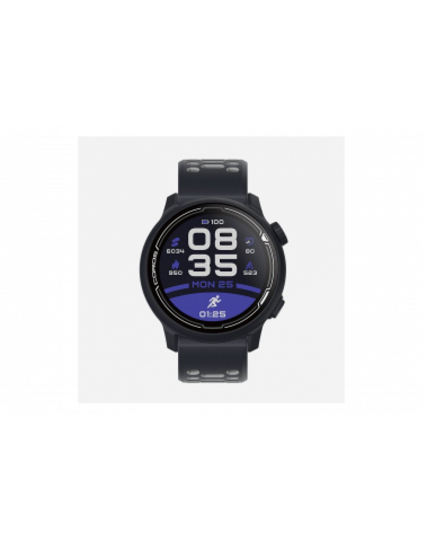 Montres, Cardio, GPS Running Running Montre GPS Coros Pace 2 Bracelet Silicone Bleu Dark Navy NS63545
