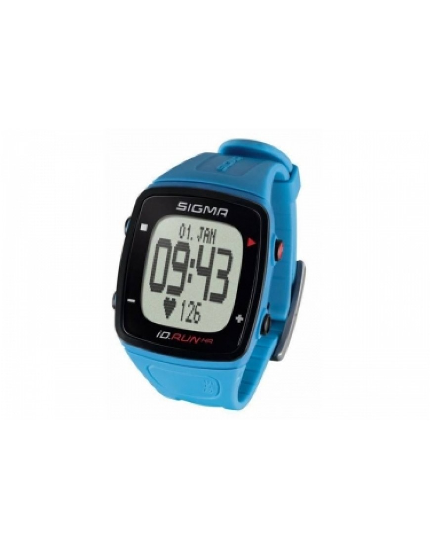 Montres, Cardio, GPS Running Running  Montre GPS Sigma ID Run HR Bleu IG37591