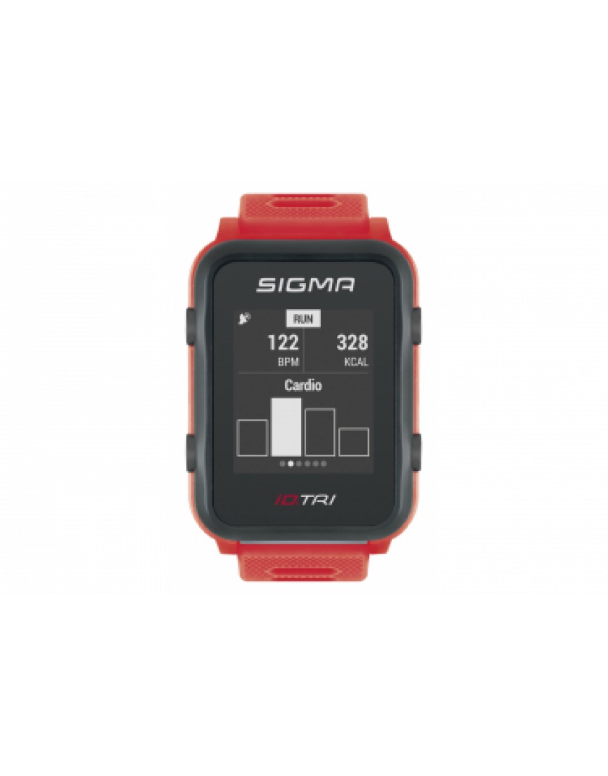 Montres, Cardio, GPS Running Running Montre GPS Sigma iD.TRI Rouge KR13770
