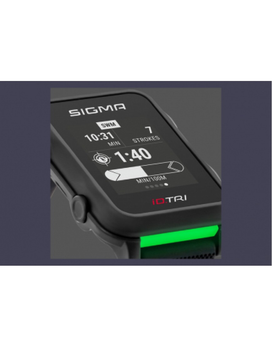 Montres, Cardio, GPS Running Running Montre GPS Sigma iD.TRI Rouge KR13770