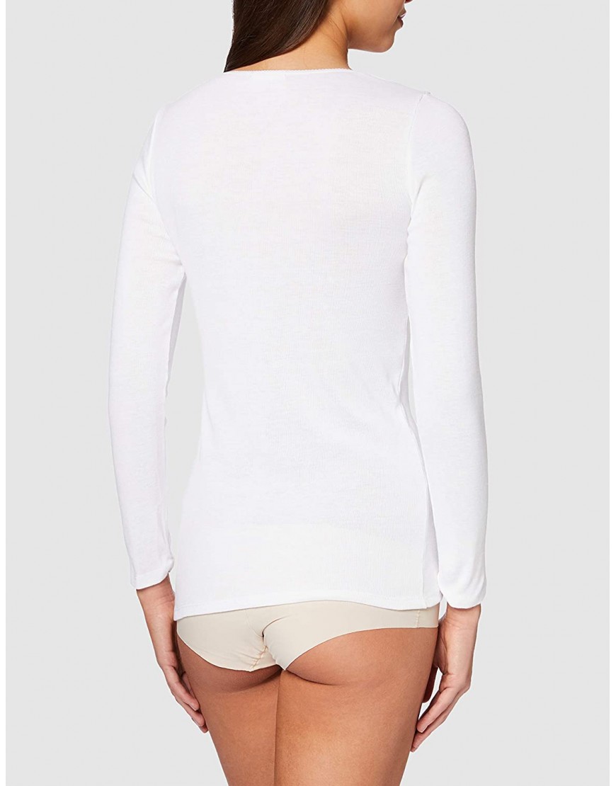 Damart T-shirt pour Femme Manches Longues Thermolactyl Haut Thermique Fine Cote B01M7W1AQL