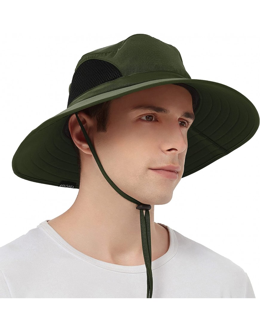 EINSKEY Chapeau Homme Femme Soleil Ete Anti UV Outdoor Randonnée Bucket Hat Pliable Étanche pour Safari Voyage Jardinier B07ZNTGTRJ