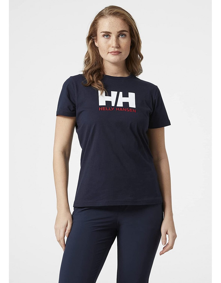 Helly Hansen HH Logo T-shirt à Manches Courtes Femme Blanc B08M5HR9VJ