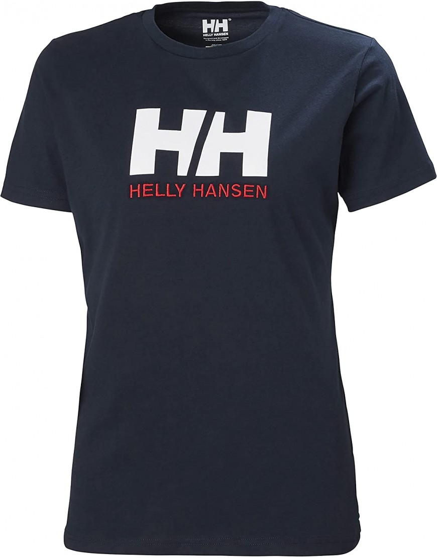 Helly Hansen HH Logo T-shirt à Manches Courtes Femme Blanc B08M5HR9VJ