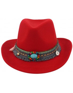 KUKICAT Chapeau de Cowboy pour Homme Femme Vintage Bord Large Style Western Chapeau Australien Mode Chapeau de Soleil Unisexe B09S8TQQMP