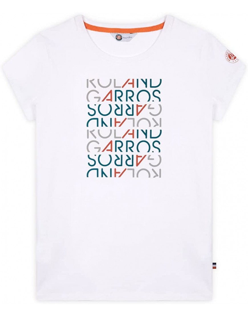 ROLAND GARROS Pepita T-Shirt Femme B09STH8VPP