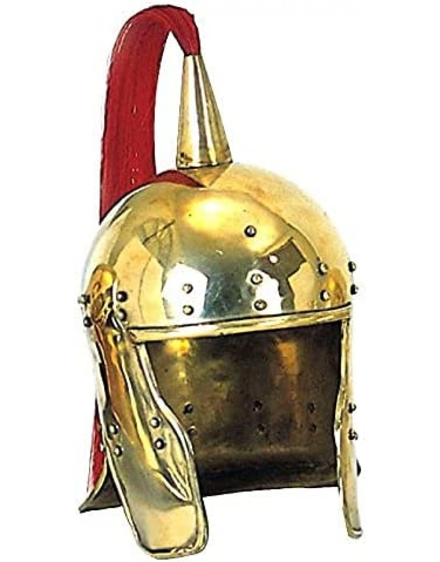Charioteer médiéval casque casque Casque de croisé de chevalier médiéval Casque pour Reenactment et LARP Combat Casque + jeu de rôle Déguisement cinéma B00O0N7DD0