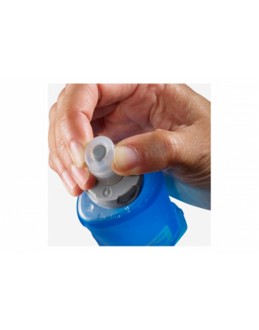 Hydratation Running Running Bouteille à main Salomon Soft Flask 150mL Bleu FR37514