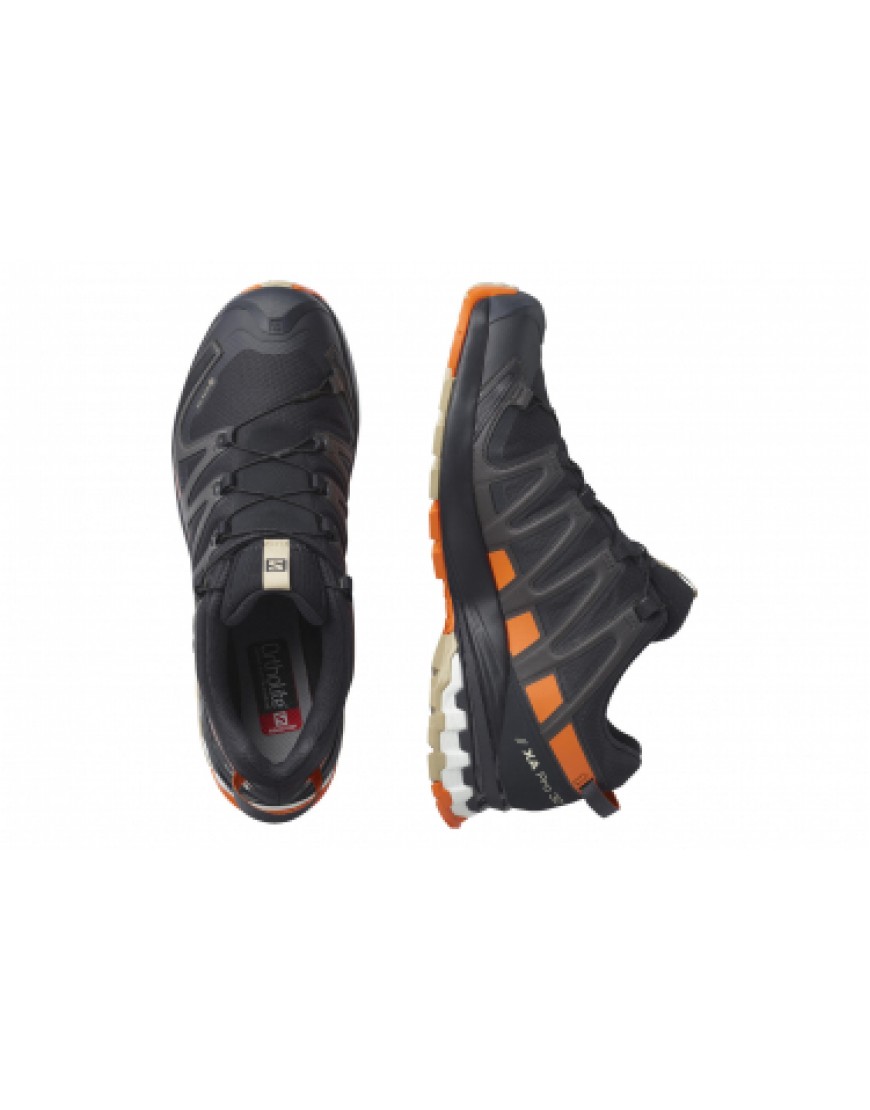 Toutes les Chaussures de Randonnée Running Chaussures de Trail Salomon Xa Pro 3D V8 GTX Noir / Orange YW89867