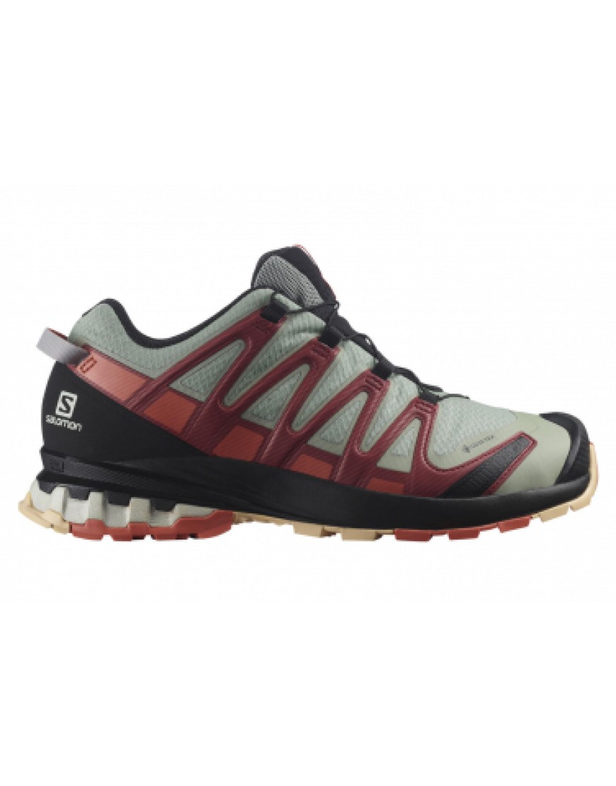 Toutes les Chaussures de Randonnée Running  Chaussures de Trail Salomon Xa Pro 3D V8 Gris / Rouge HL83905