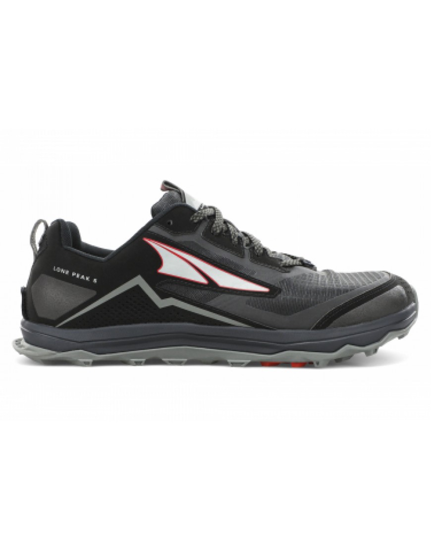 Chaussures pour le Trail Running Running  Chaussures de Trail Altra Lone Peak 5 Noir / Rouge XF25405