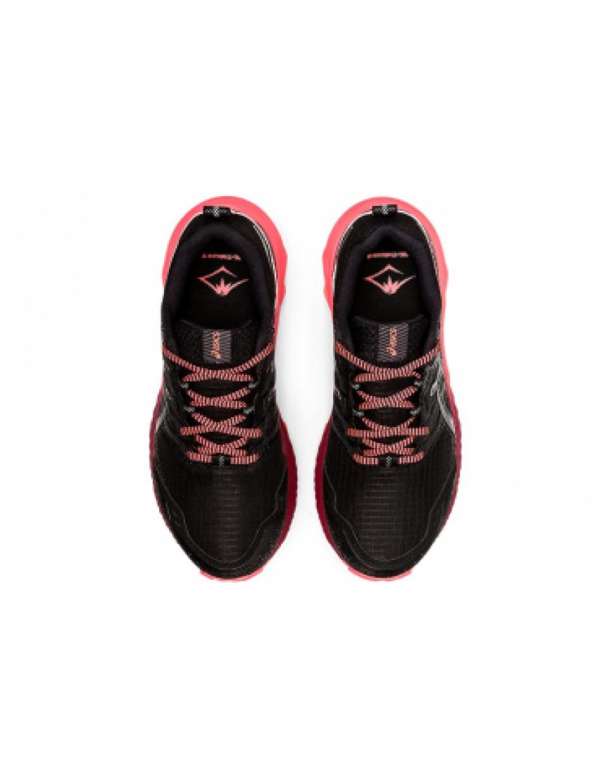 Chaussures pour le Trail Running Running Chaussures de Trail Asics Gel Trabuco 9 GTX Noir / Rose QM59412