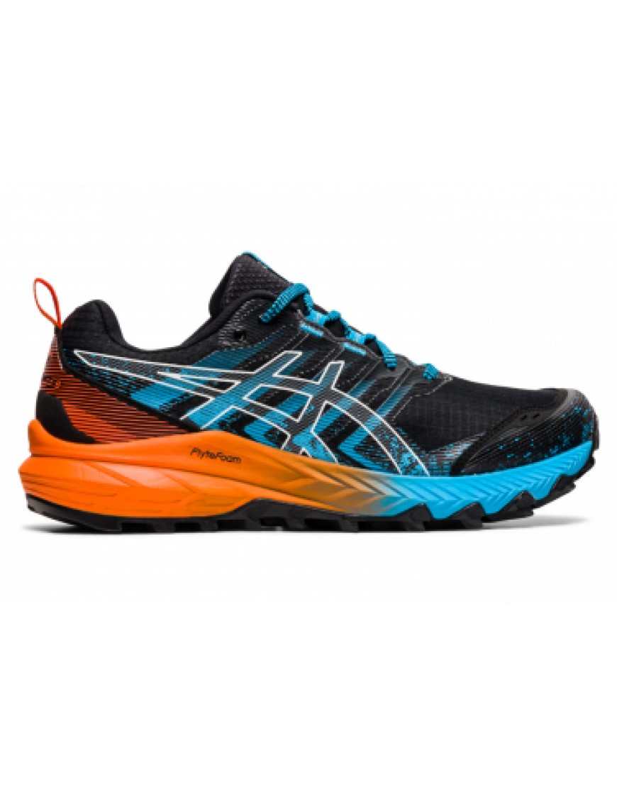 Chaussures pour le Trail Running Running  Chaussures de Trail Asics Gel Trabuco 9 Noir / Bleu VQ40504