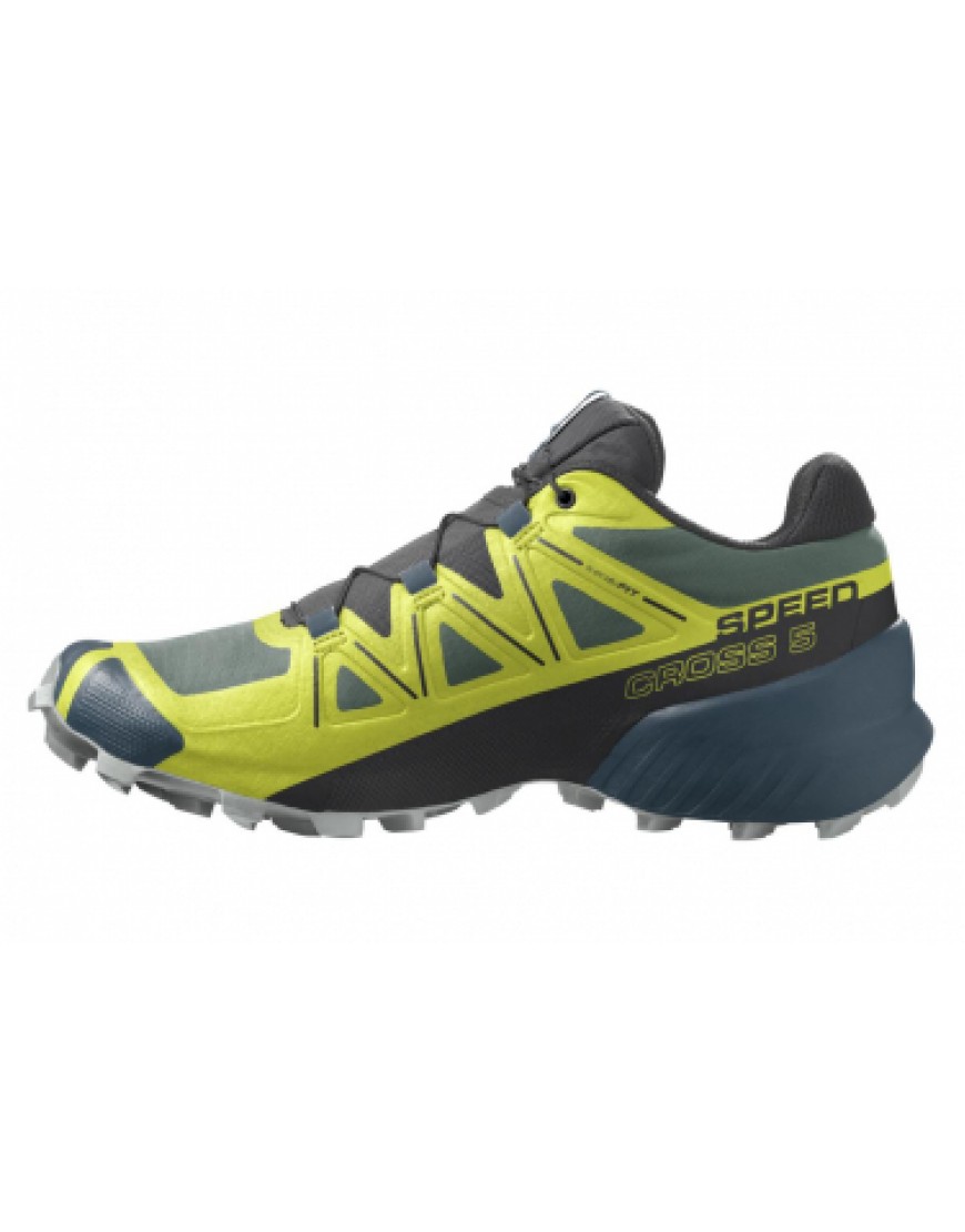 Chaussures pour le Trail Running Running Chaussures de Trail Salomon Speedcross 5 Bleu / Jaune FP51324